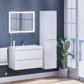 Тумба под раковину Uperwood Tanos 80 см, подвесная, белая матовая в Сысерти - sysert.ok-mebel.com | фото 11