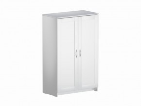 Тумба СИРИУС двухдверная высокая, цвет белый в Сысерти - sysert.ok-mebel.com | фото
