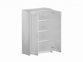 Тумба СИРИУС двухдверная высокая, цвет белый в Сысерти - sysert.ok-mebel.com | фото 3