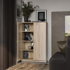 Тумба СИРИУС двухдверная высокая, цвет Дуб Сонома в Сысерти - sysert.ok-mebel.com | фото 4