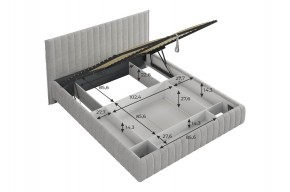 ТВИКС Кровать с ПМ 1600 в Сысерти - sysert.ok-mebel.com | фото 4