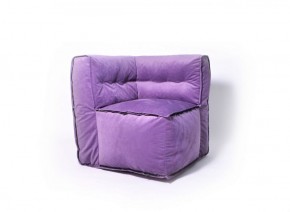 Угловое модульное бескаркасное кресло Комфорт (Фиолет велюр) в Сысерти - sysert.ok-mebel.com | фото