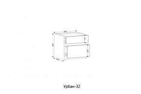 УРБАН- 32 Тумба в Сысерти - sysert.ok-mebel.com | фото 2