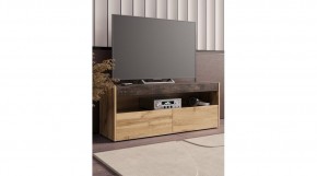 ВЕГАС Тумба ТВ (Дуб Вотан/Ателье темный​​​​​​​) в Сысерти - sysert.ok-mebel.com | фото