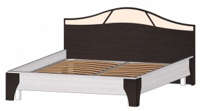 ВЕРОНА Кровать 1600 с основанием (Венге/Анкор светлый) в Сысерти - sysert.ok-mebel.com | фото