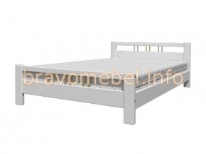 ВЕРОНИКА-3 Кровать из массива 1200 (Белый античный) в Сысерти - sysert.ok-mebel.com | фото