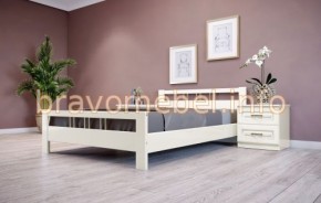 ВЕРОНИКА-3 Кровать из массива 1200 (Слоновая кость) в Сысерти - sysert.ok-mebel.com | фото