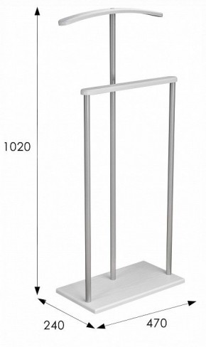Вешалка для костюма Дэви 1 в Сысерти - sysert.ok-mebel.com | фото 6