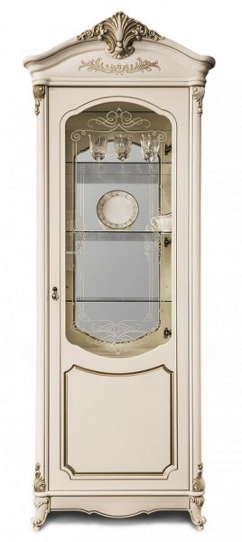 Витрина одностворчатая Мона Лиза (крем) в Сысерти - sysert.ok-mebel.com | фото 3