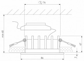 Встраиваемый светильник Elektrostandard Combi a069004 в Сысерти - sysert.ok-mebel.com | фото 5