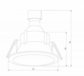 Встраиваемый светильник Elektrostandard Side 25059/01 в Сысерти - sysert.ok-mebel.com | фото 6