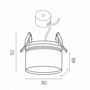 Встраиваемый светильник Lightstar Acuto 215806 в Сысерти - sysert.ok-mebel.com | фото 4