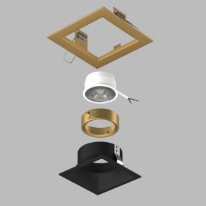 Встраиваемый светильник Lightstar Domino D51307GMOD в Сысерти - sysert.ok-mebel.com | фото 3