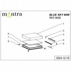 Встраиваемый светильник Mantra Blue Sky 9095 в Сысерти - sysert.ok-mebel.com | фото 5