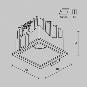 Встраиваемый светильник Maytoni Alfa LED DL043-01-10W4K-SQ-W-1 в Сысерти - sysert.ok-mebel.com | фото 9