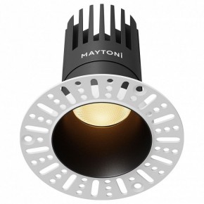 Встраиваемый светильник Maytoni Dip DL122-15W-2.7K-TRS-B в Сысерти - sysert.ok-mebel.com | фото