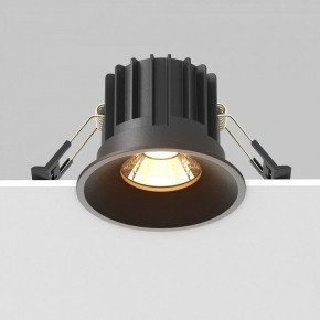Встраиваемый светильник Maytoni Round DL058-12W2.7K-B в Сысерти - sysert.ok-mebel.com | фото 4