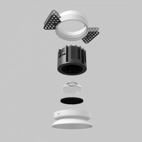 Встраиваемый светильник Maytoni Round DL058-12W2.7K-TRS-W в Сысерти - sysert.ok-mebel.com | фото 5