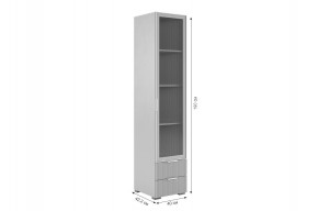 ЗЕФИР Гостиная К1 (белое дерево/белый муар) в Сысерти - sysert.ok-mebel.com | фото 5