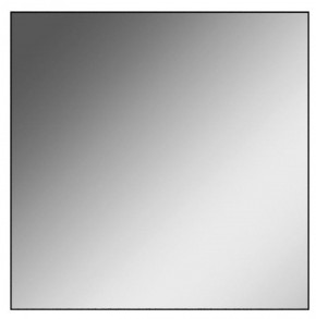 Зеркало Corsica 600х600 black без подсветки Sansa (SB1064Z) в Сысерти - sysert.ok-mebel.com | фото 1