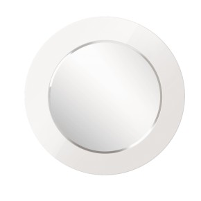 Зеркало круглое белый (РМ/02) в Сысерти - sysert.ok-mebel.com | фото 1