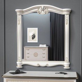 Зеркало в раме (12.150) Грация (белый/золото) в Сысерти - sysert.ok-mebel.com | фото